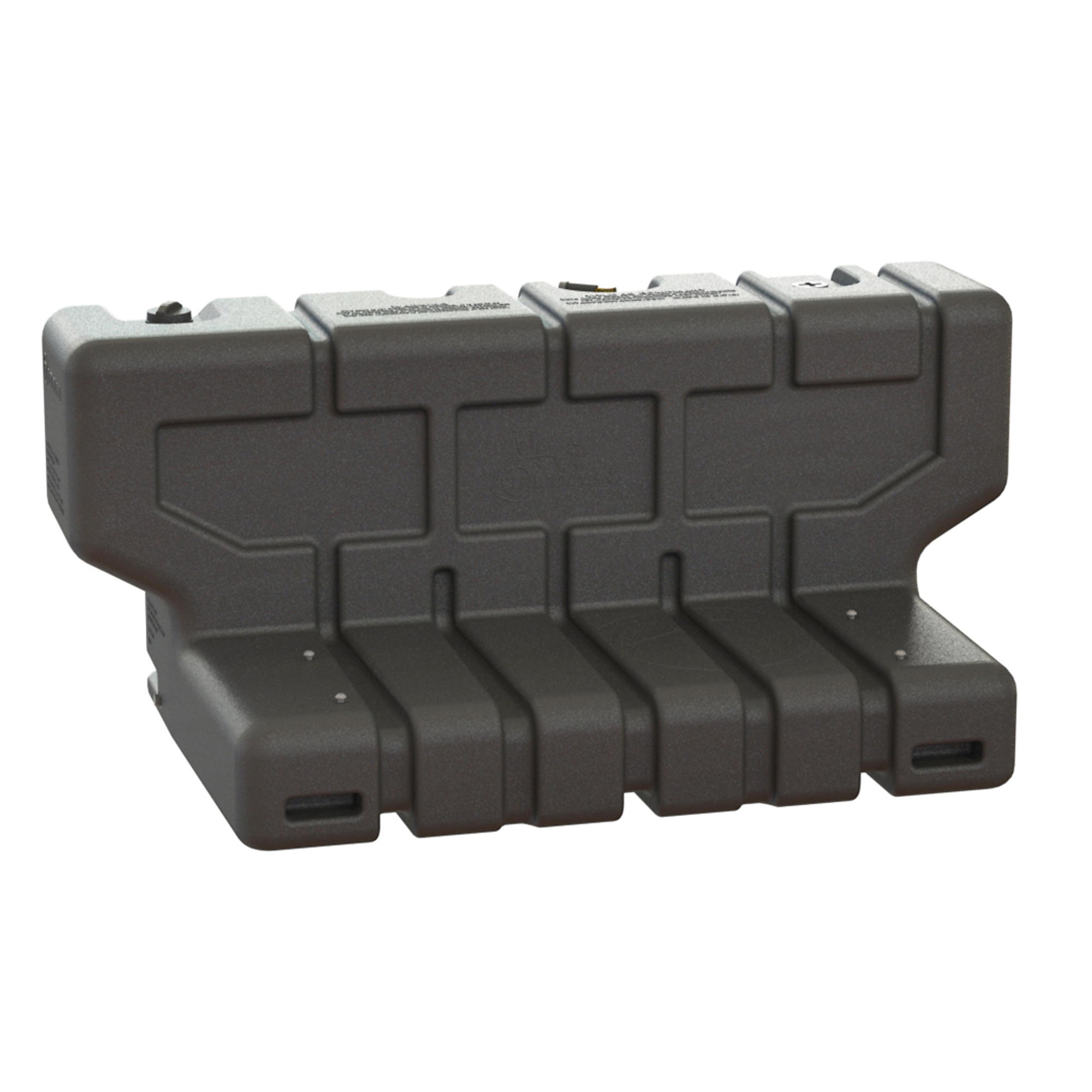 Titan Fuel Tanks 90-Gallon L-Shaped Transfer Tank, Lifetime Warranty, High Density Cross-Linked Polymer, No rust or corrosion, lightweight, Model 5015090